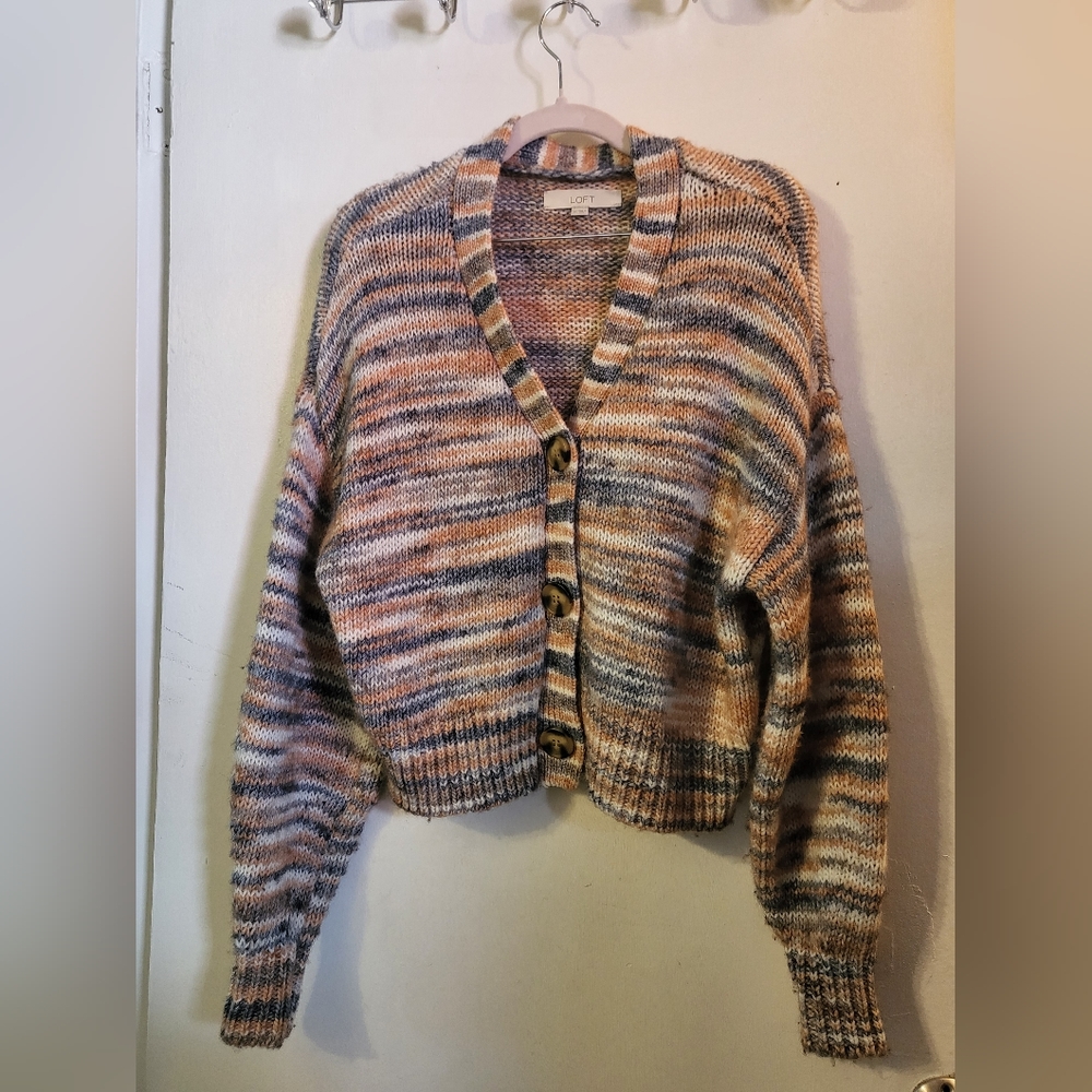 LOFT cardigan wool blend